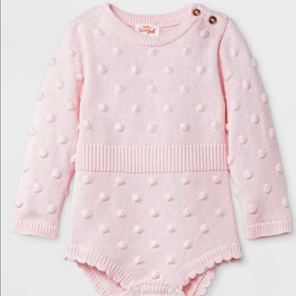 EASTER 🐣 Baby girls' sweater romper is perfect 100% cotton ✨NEW✨